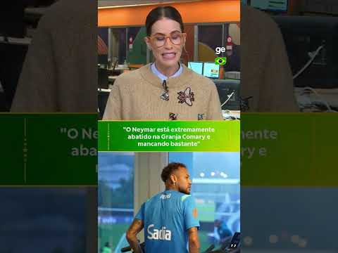 "NEYMAR ESTÁ EXTREMAMENTE ABATIDO" | #shorts | ge.globo thumbnail