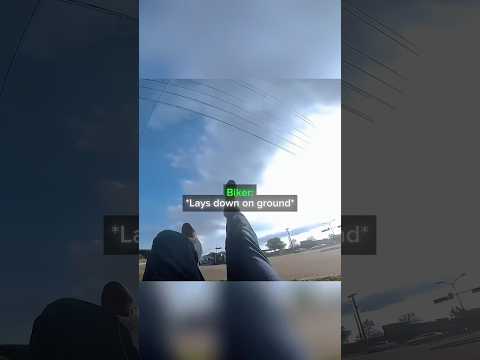 This Is Why Bikers Lay Down After A Crash ? thumbnail