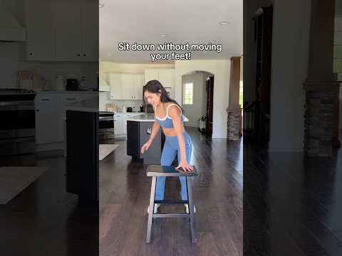 Sit down without moving your feet! thumbnail