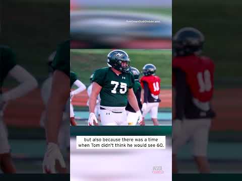 Meet The 60-Year-Old College Freshman Defensive Lineman #shorts thumbnail