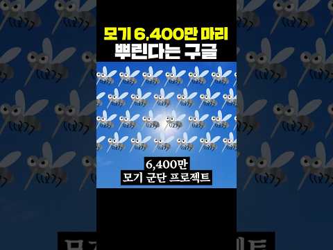 모기 6,400만 마리 뿌린다는 구글 thumbnail