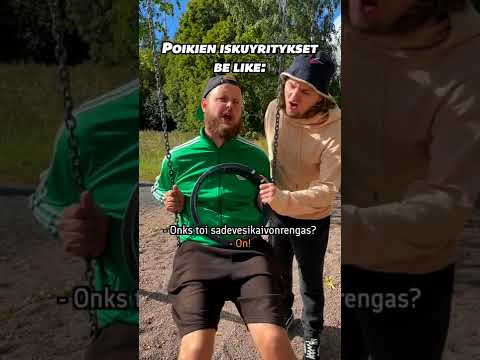 Poikien iskuyritykset menevät yleensä tähän malliin. thumbnail