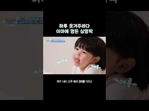 하루 웃기려다 이마에 멍든 심형탁 #슈퍼맨이돌아왔다 #KBS thumbnail