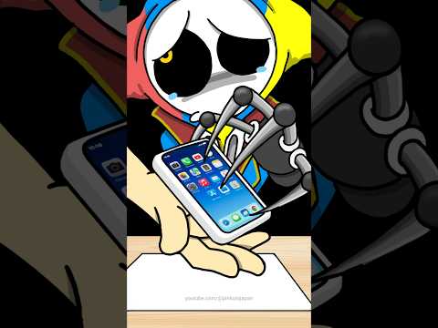 JAX's genius school hack😅😅Prototype vs JAX Funny Animation #school ##schoolhacks #comedy #tricks thumbnail