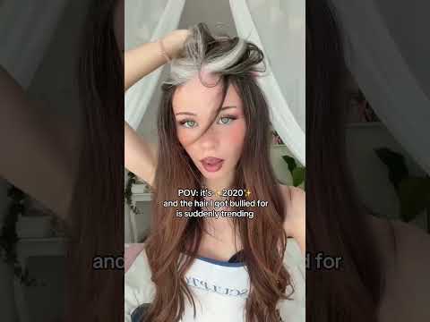 2020✨ was different 😭🩷 wdym?? I‘m cool now? #hair #piebald thumbnail