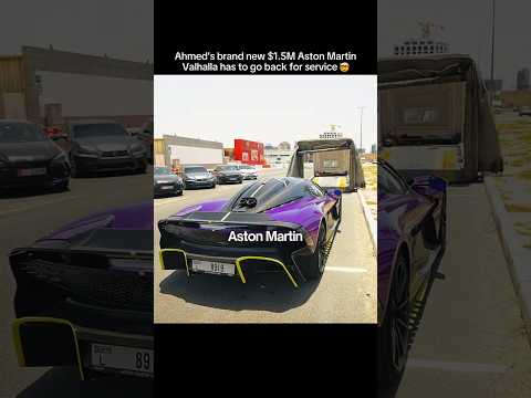 AHMED'S NEW $1.5M ASTON MARTIN VALHALLA ALREADY HAS ISSUES😱💥 thumbnail