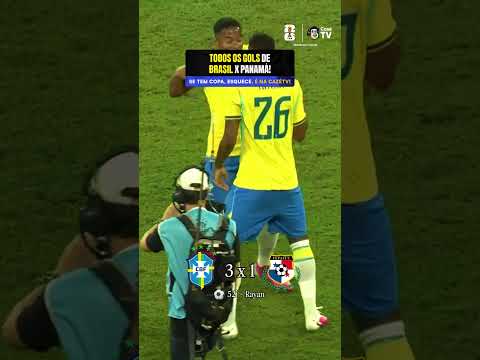 TODOS OS GOLS DA GOLEADA DO BRASIL PRA CIMA DO PANAMÁ! 🇧🇷⚽⚽⚽⚽⚽⚽VAMO PRA CIMA, PORR@! ⭐🇧🇷 thumbnail
