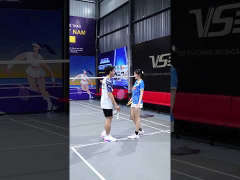 Xin Đánh Cầu Chung ???  #vnb #badminton #caulong #shortvideo #shorts thumbnail