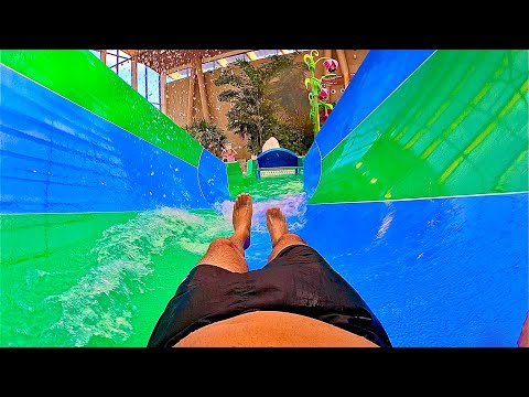 Crazy Cone Water Slide at Center Parcs Nordborg Resort  thumbnail