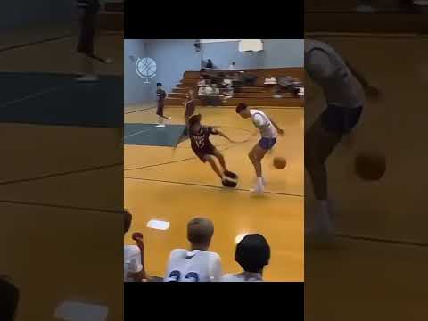 100% his first time getting crossed up 🤣 #basketball thumbnail