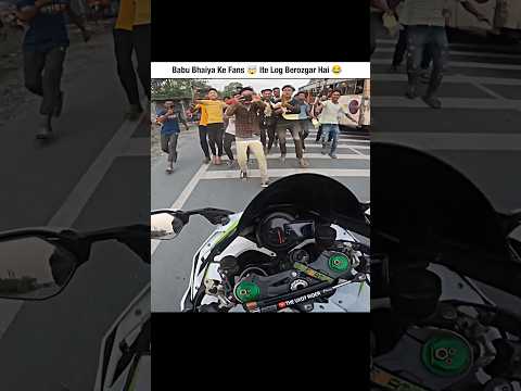Babu Bhaiya Ke Fans 🤯🙀 #shorts #motovlog #biker #rider #bikeride #riding #ridingshorts thumbnail