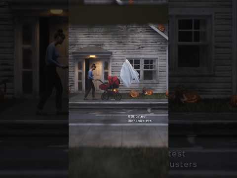 I'm being watched. Day 2 of watching the house on the other side.🎃 #halloween #animation #horror thumbnail