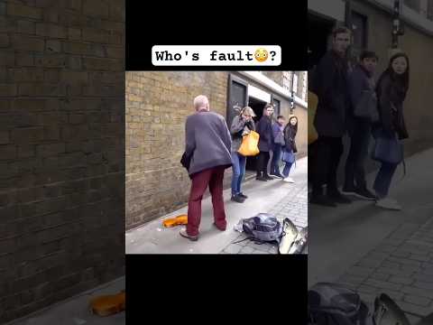 Wait For End😳 Who's fault Here😅😂 #usa #newyork #funny #artist thumbnail