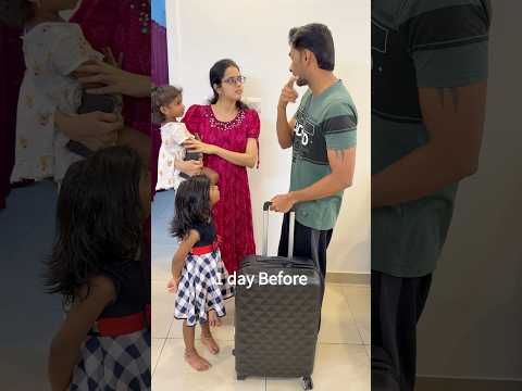 Wife reaction when Husband plans for a Trip 😂 #vijayandvaishu thumbnail