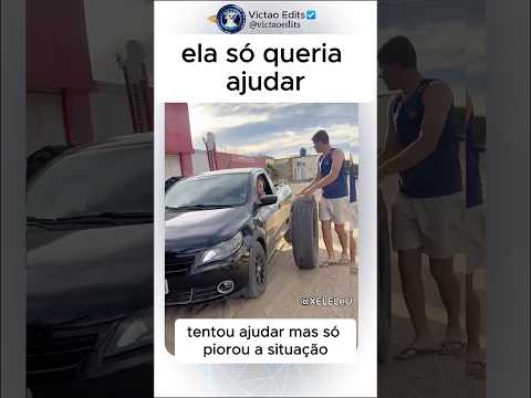 Ela deu carona pra ajudar, mas só piorou a situação… #motivação #divertido #humor #rir thumbnail