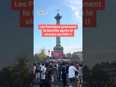 Les Parisiens prennent la Bastille après la victoire du PSG !! thumbnail