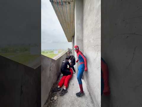 SPIDERMAN vs MONEY HEIST / PART.3 #spiderman #parkour #moneyheist thumbnail