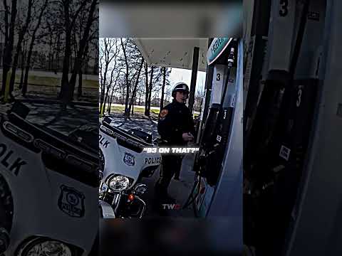 Biker Saves Cop From Costly Mistake 😳 thumbnail