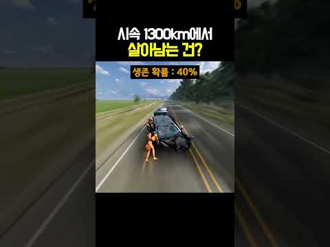 시속 1300km에서 살아남는 건? thumbnail