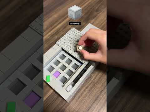 Crafting Minecraft White Shulker Box BUT Lego! thumbnail
