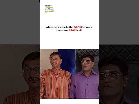 When everyone in the group shares the same brain cell ! #tmkoc #funny #jethalal #daya #shortsfeed thumbnail
