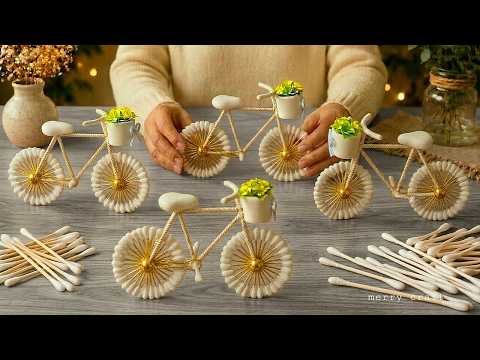 Very Easy! I Made in 10 minutes and SOLD everything! Genius idea with cotton buds. DIY#craft thumbnail
