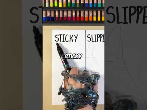 STICKY VS SLIPPERY DRAWING??🦊💔 (NICK WILDE PT 1) #zootopia #art #drawing #shorts thumbnail