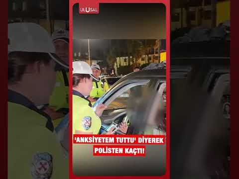 Anksiyete bahanesiyle polisten kaçtı! 557 bin TL cezayı yedi!  #shorts thumbnail