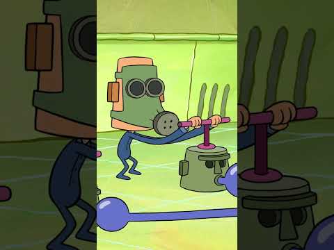 Bob Esponja | Lula Molusco foge de um sequestro alienígena! 😯 #Shorts thumbnail