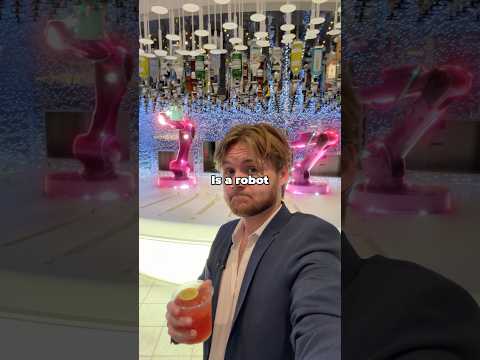 Robot Vs Human Bartender 🤖🤵‍♂️ thumbnail