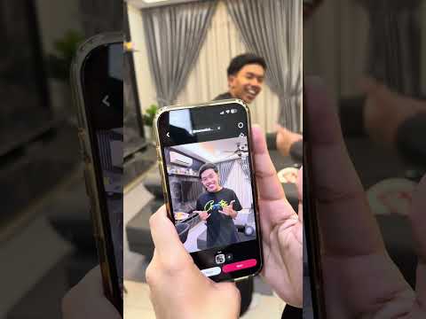 abang dan adik buat trend ambik gambar tiktok thumbnail
