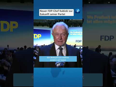 Kubicki: Neu gewählter FDP-Chef über seine Ziele für die Partei thumbnail
