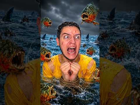 Mi Hijo Goku ME LANZÓ a PIRAÑAS HAMBRIENTAS !!😱 thumbnail