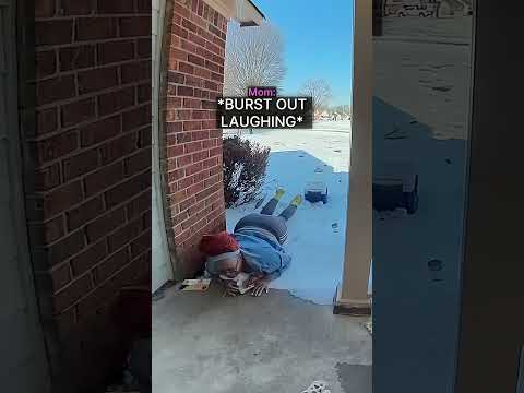 Son Laughs At His Mom's Fall... thumbnail