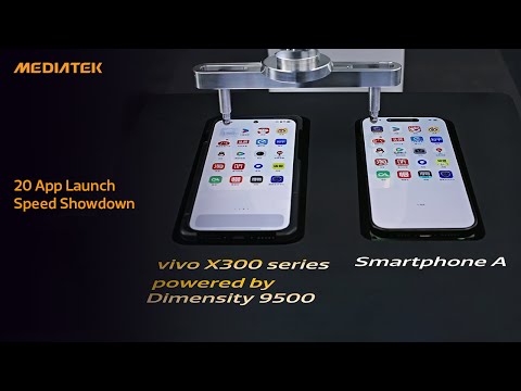 MediaTek Dimensity 9500 - 20-app launch speed test! thumbnail