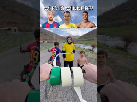 Ronaldo or Georgina or Messi?! Who Is Faster?! #trending #youtube #shorts thumbnail