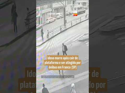 Idoso morre após cair de plataforma e ser atingido por ônibus em Franca (SP) thumbnail