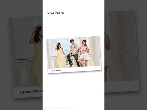 The 200MP OIS Ultra-Clear Main Camera on the vivo V70 FE caught every look. Buy Now! thumbnail