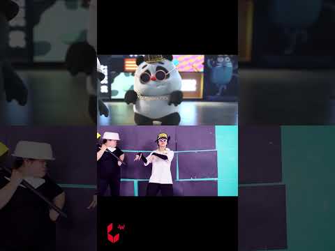 Bamboo lol  Panda- Lisa Crab Dance  Blackpink #shorts thumbnail