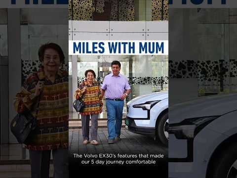 Miles with Mum in a Volvo EX30 #shorts thumbnail