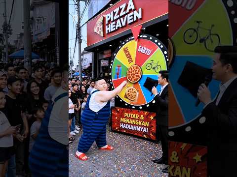 DAPAT undian MAKAN PIZZA sepuasnya, eh jadi GUMOH pizza?‼️ thumbnail