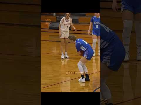 Distracted her AND got the bucket 🤣 #basketball thumbnail
