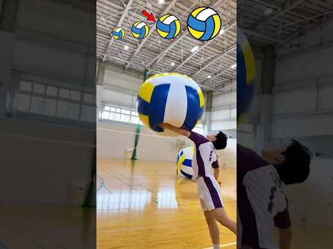 Which ball sizes can you still serve with?👀 #volleyball thumbnail