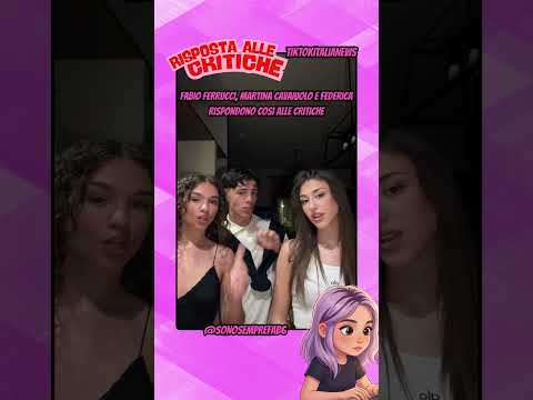FABIO FERRUCCI, MARTINA CAVAIUOLO E FEDERICA RISPONDONO COSI ALLE CRITICHE #tiktok #webboh #perte thumbnail