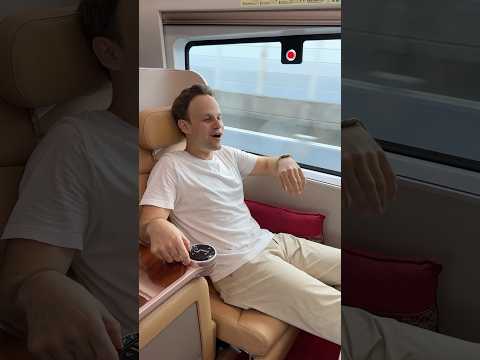 Business class train in China full Luxury #china #travel thumbnail