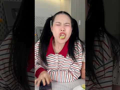 THIS SOUR LEMON DISH IS NOT TASTY AT ALL 🍋 #funny #shorts thumbnail