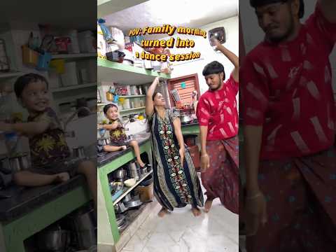 Morning Dance vibe😍🤣 #babycomedy #familyfun #trendingdance thumbnail