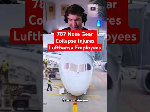 787 Nose Gear Collapse Injures Lufthansa Employees thumbnail