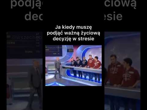 Ja zawsze jak mam stres i mam podjąć ważną decyzje #shorts #familiada #śmieszne #zabawne #viral #fyp thumbnail