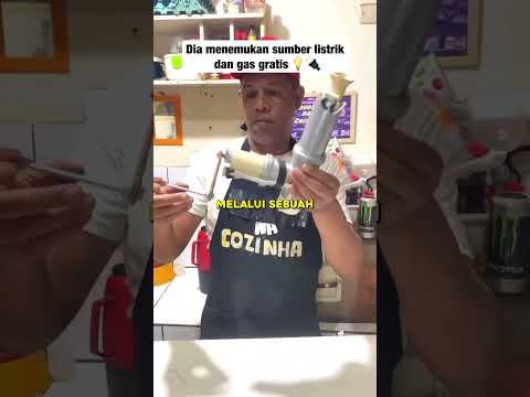 Dia menemukan sumber listrik dan gas gratis ?? #ideas #inovasi #ayah thumbnail